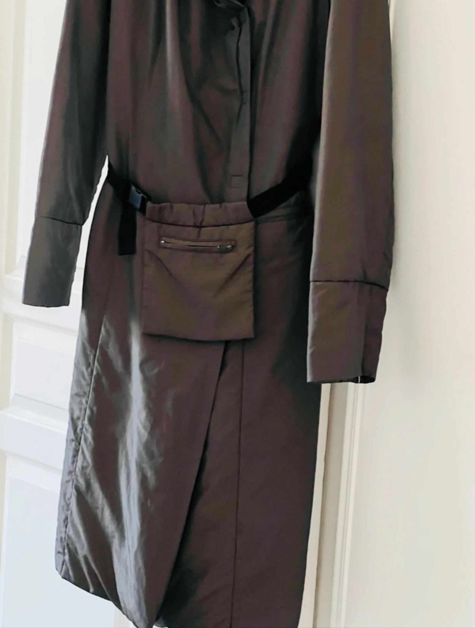 La Fée Maraboutee long khaki puffer jacket – photo 7